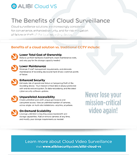 The Benefits of Cloud Surveillance